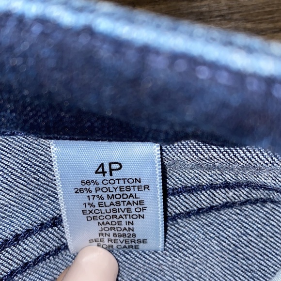 MARTHA Stewart size 4 petite patchwork jeans - Picture 6 of 7